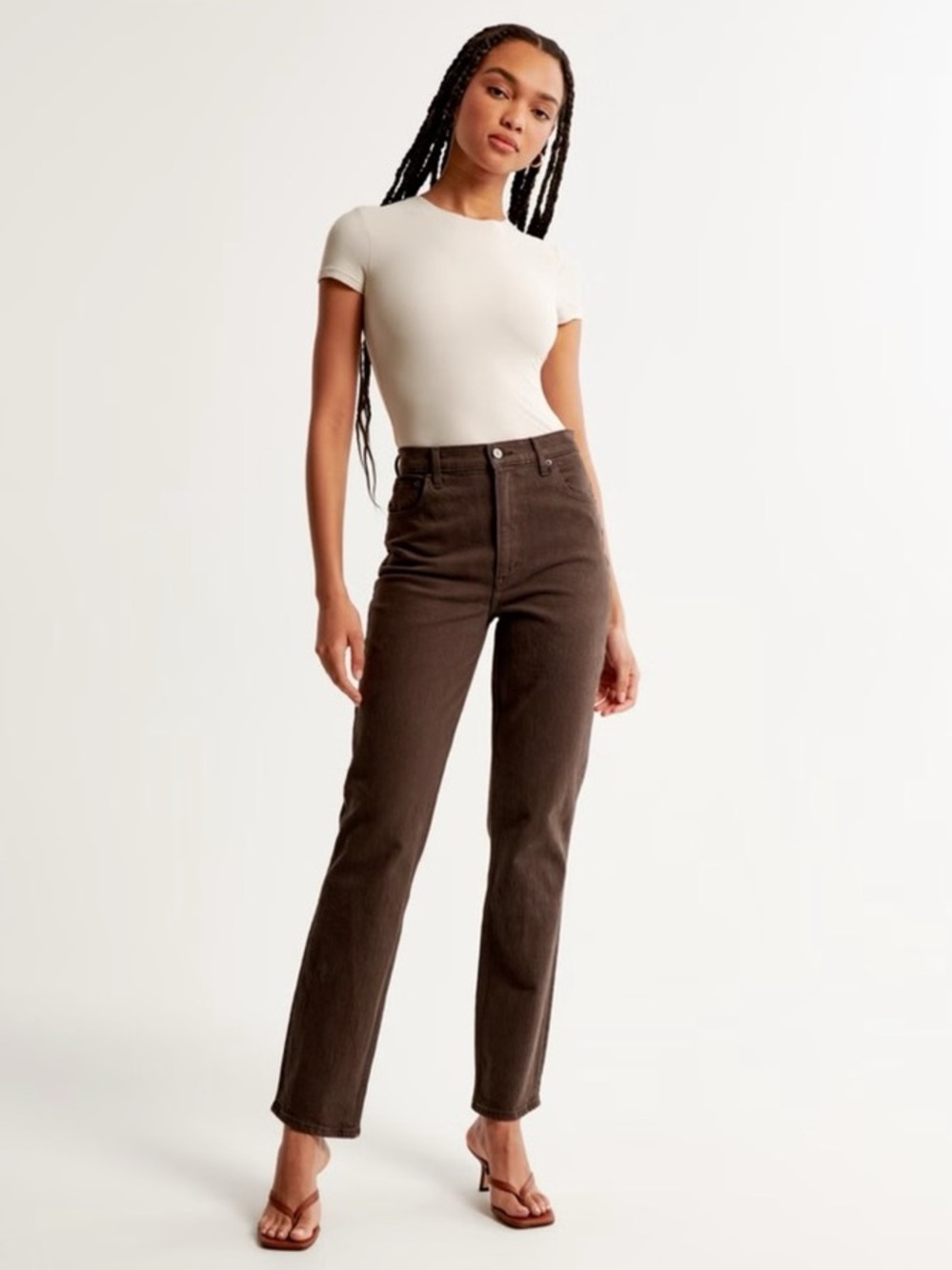 Abercrombie & Fitch Women’s Brown Jeans